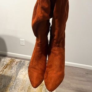 Knee High Suede Boots